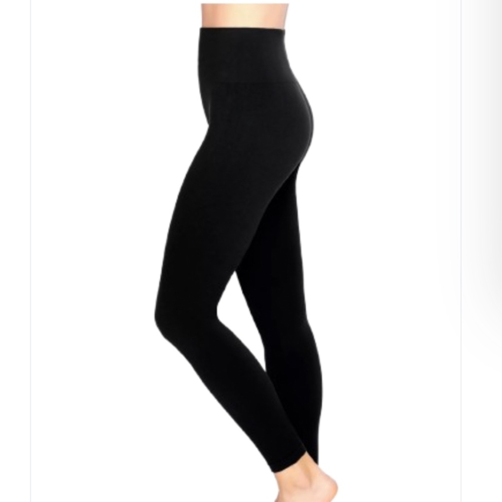 SPANX  Look At Me Know Black Leggings Size Extra Large